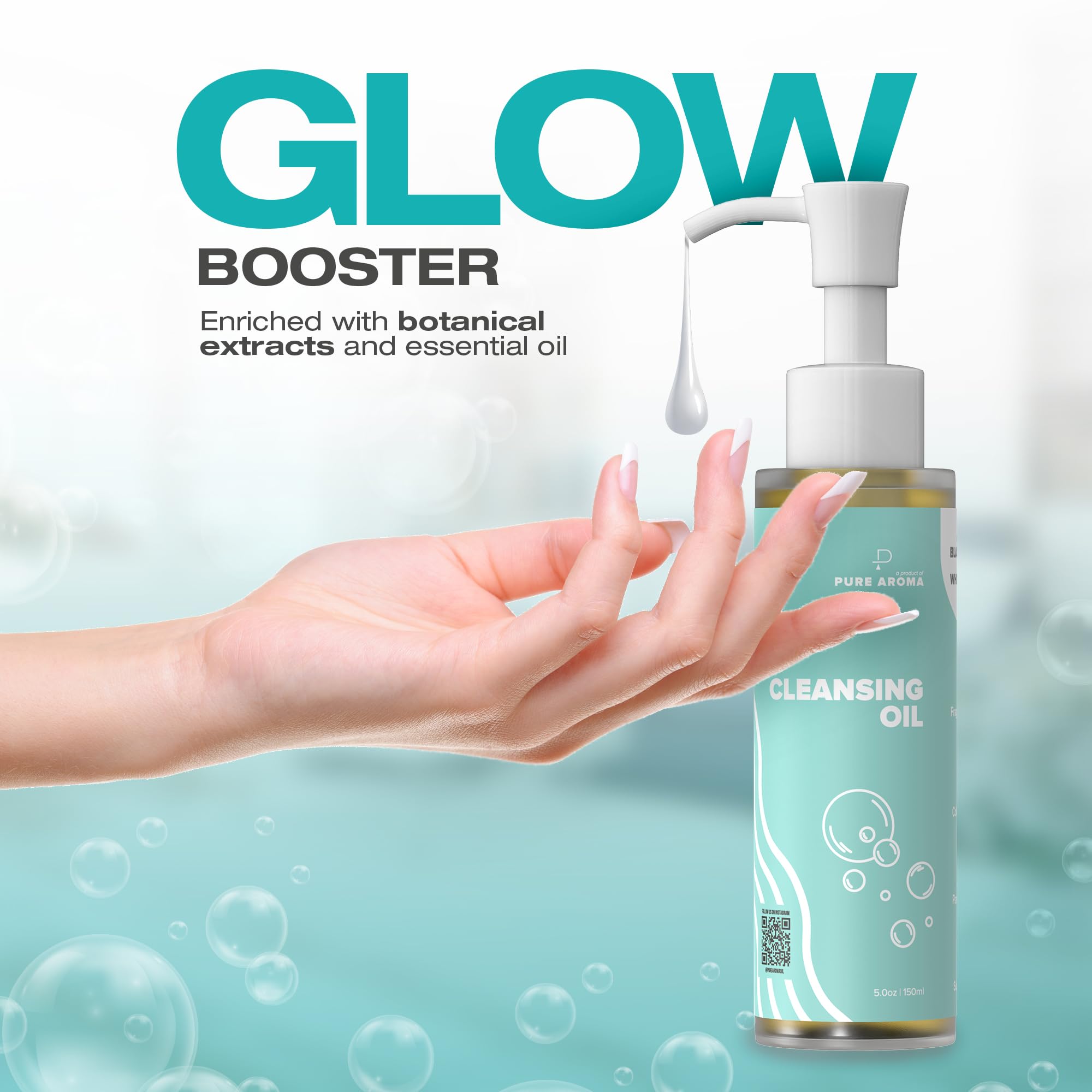 Amazon.com: Pure Aroma Cleansing Oil | Facial Cleanser, Daily